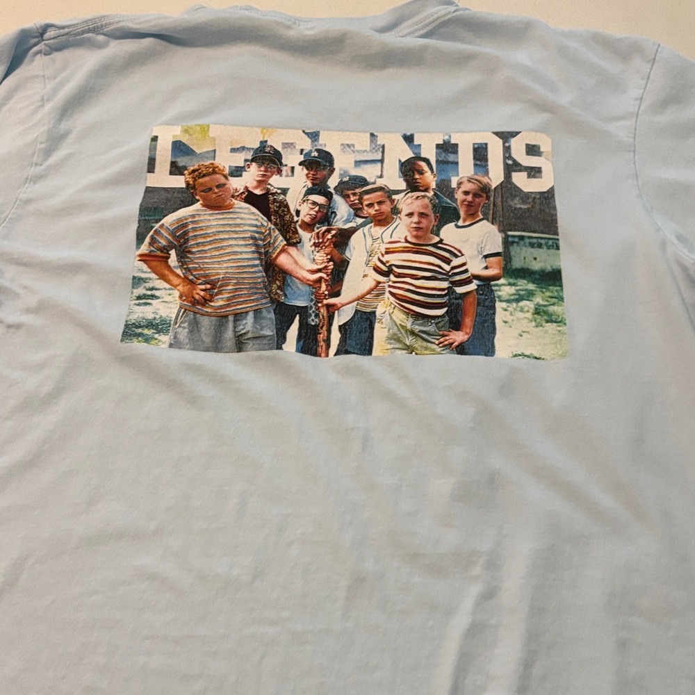 Men's Casual T-Shirt Set - Cream, Blue, Size Large, Cotton - Picture 9 of 9